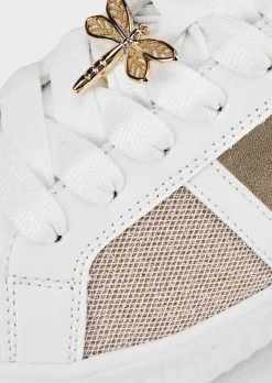 Sneakers avec éléments brillants