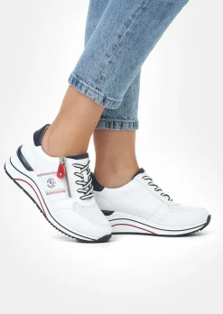 Sneakers avec talon légèrement compensé