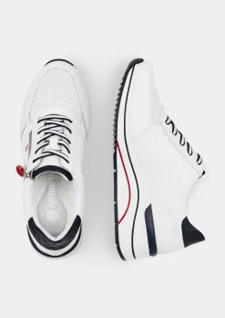 Sneakers avec talon légèrement compensé