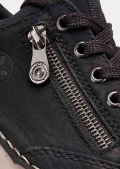 Sneakers avec zip décoratif