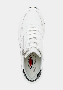 Sneakers en cuir avec zip