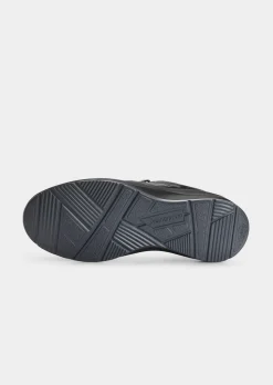 Sneakers en cuir, largeur confort
