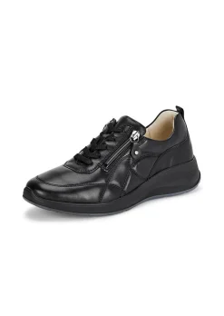 Sneakers en cuir, largeur confort