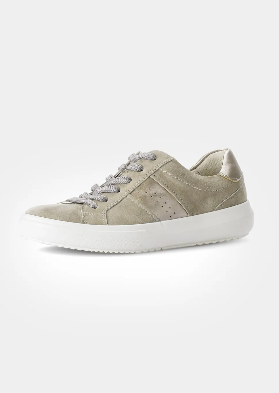 Sneakers en cuir noble