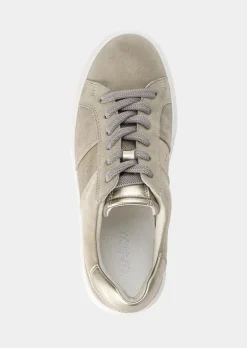 Sneakers en cuir noble