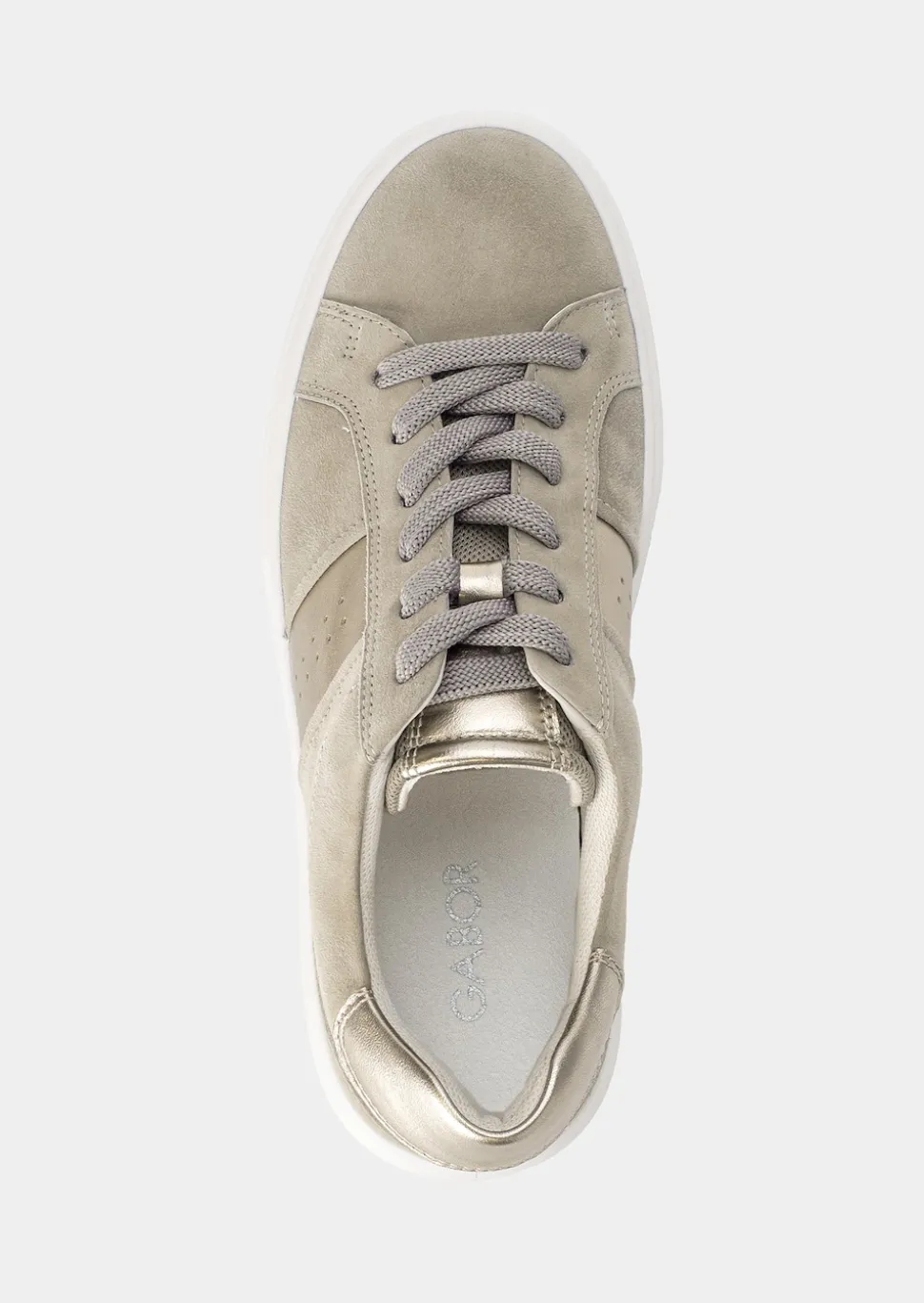 Sneakers en cuir noble