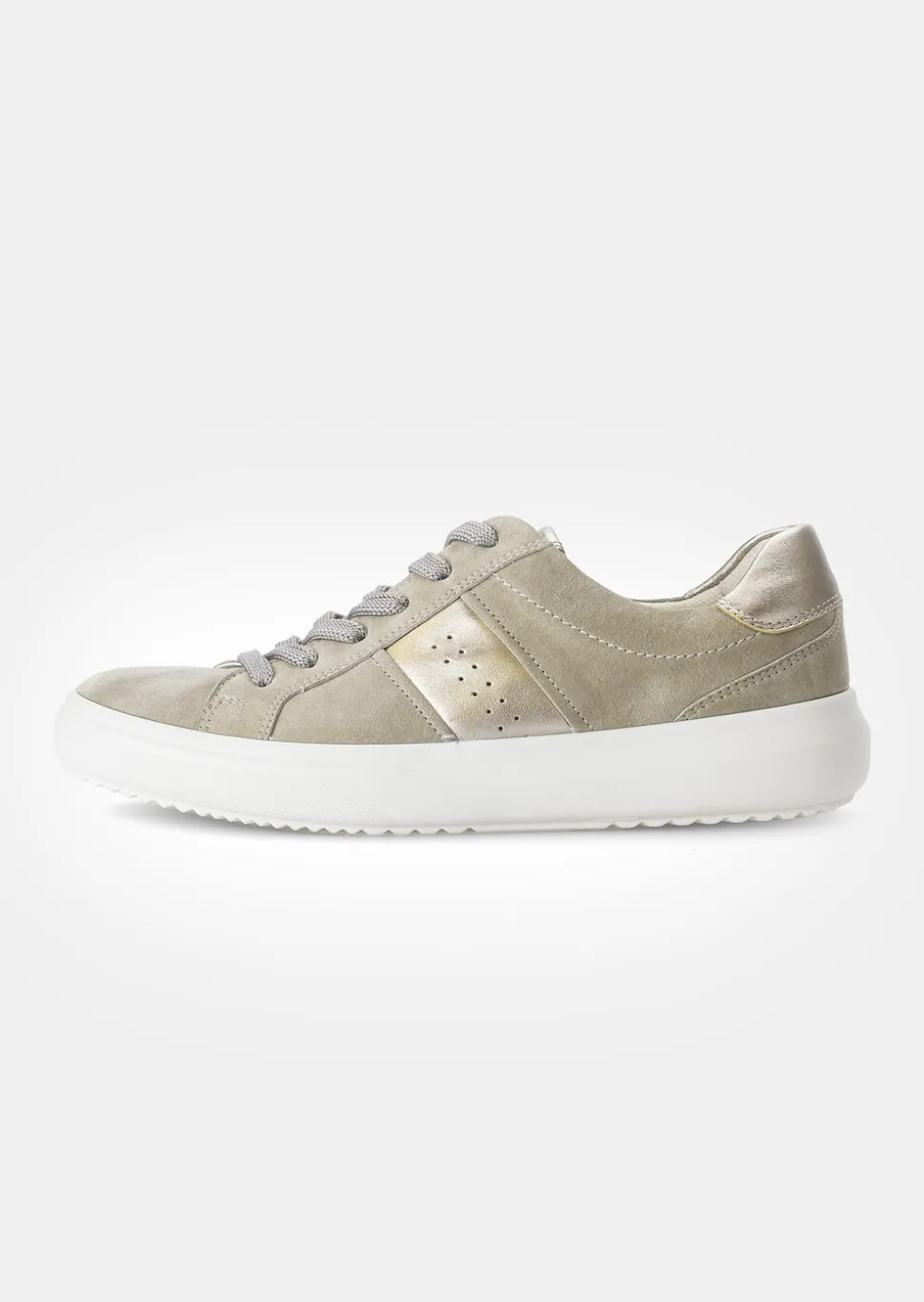 Sneakers en cuir noble