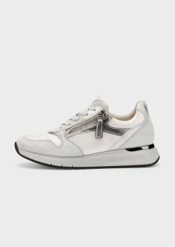 Sneakers en cuir noble