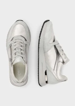 Sneakers en cuir noble