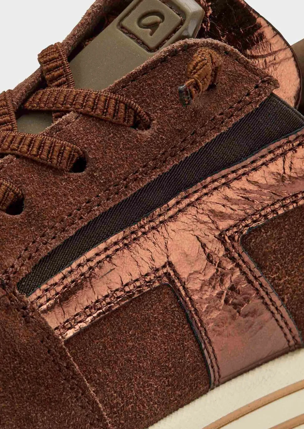 Sneakers en cuir suédé