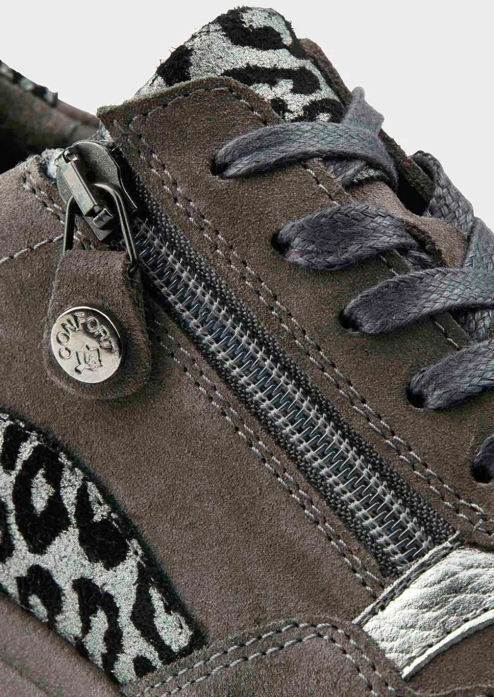Sneakers en cuir suédé