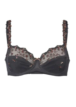 Soutien-gorge à armatures avec dentelle fleurie