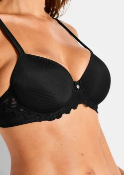 Soutien-gorge à armatures à motif pied-de-poule