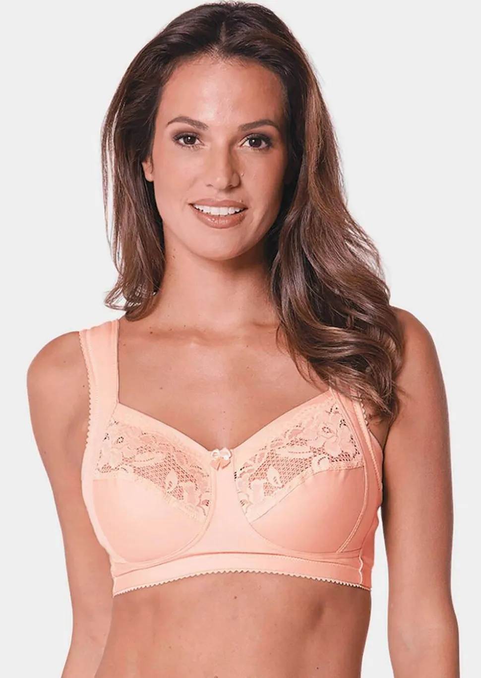 Soutien-gorge en coton et dentelle