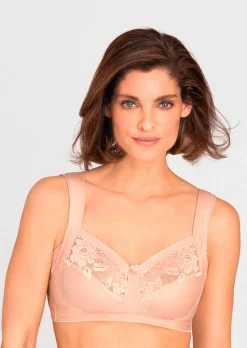 Soutien-gorge en coton et dentelle