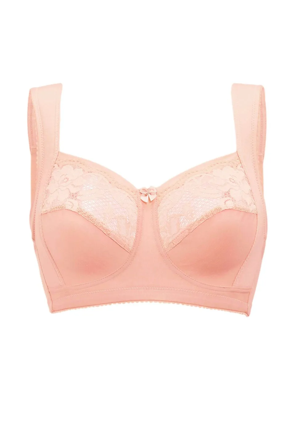 Soutien-gorge en coton et dentelle