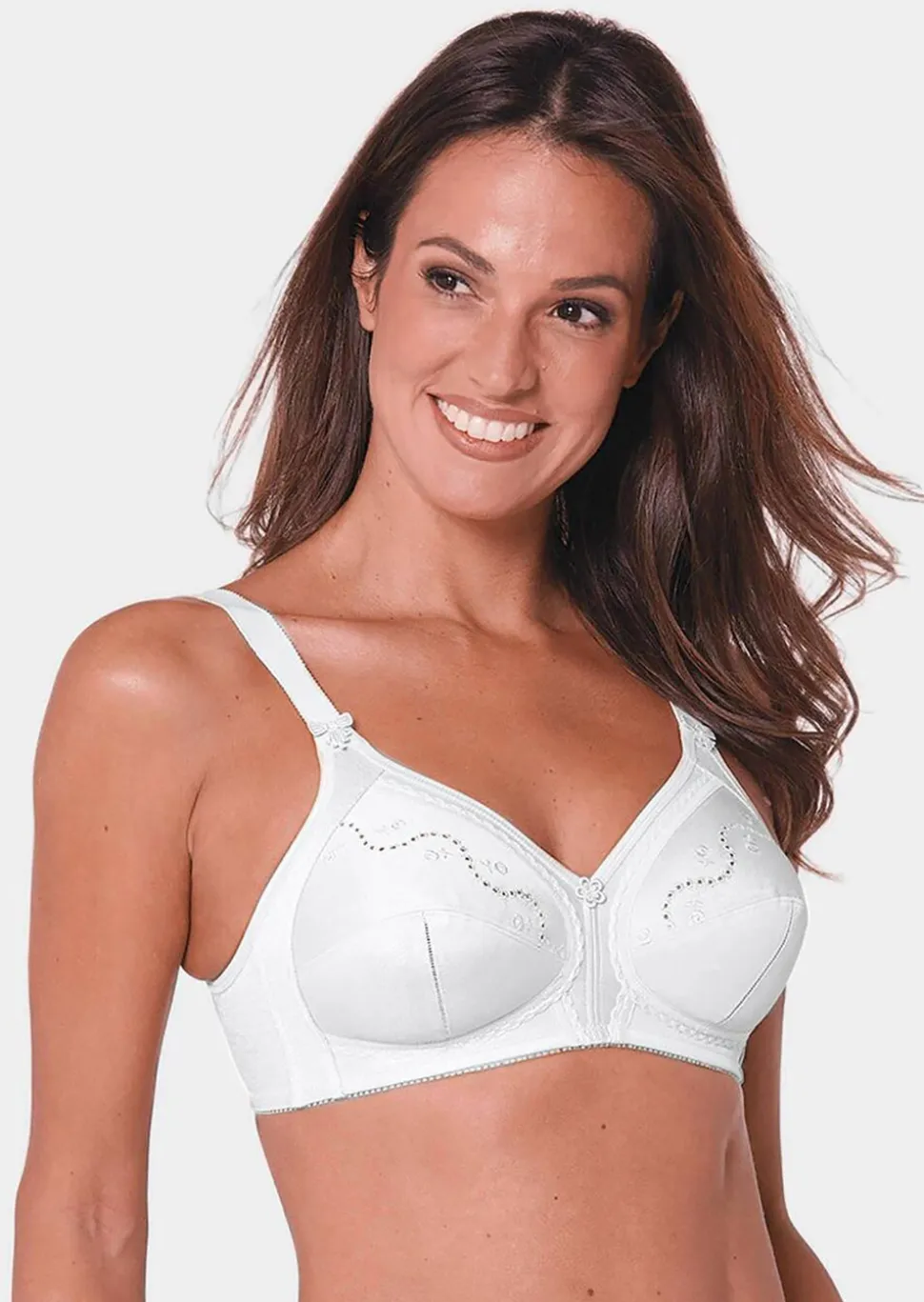 Soutien-gorge en dentelle avec broderie ajourée