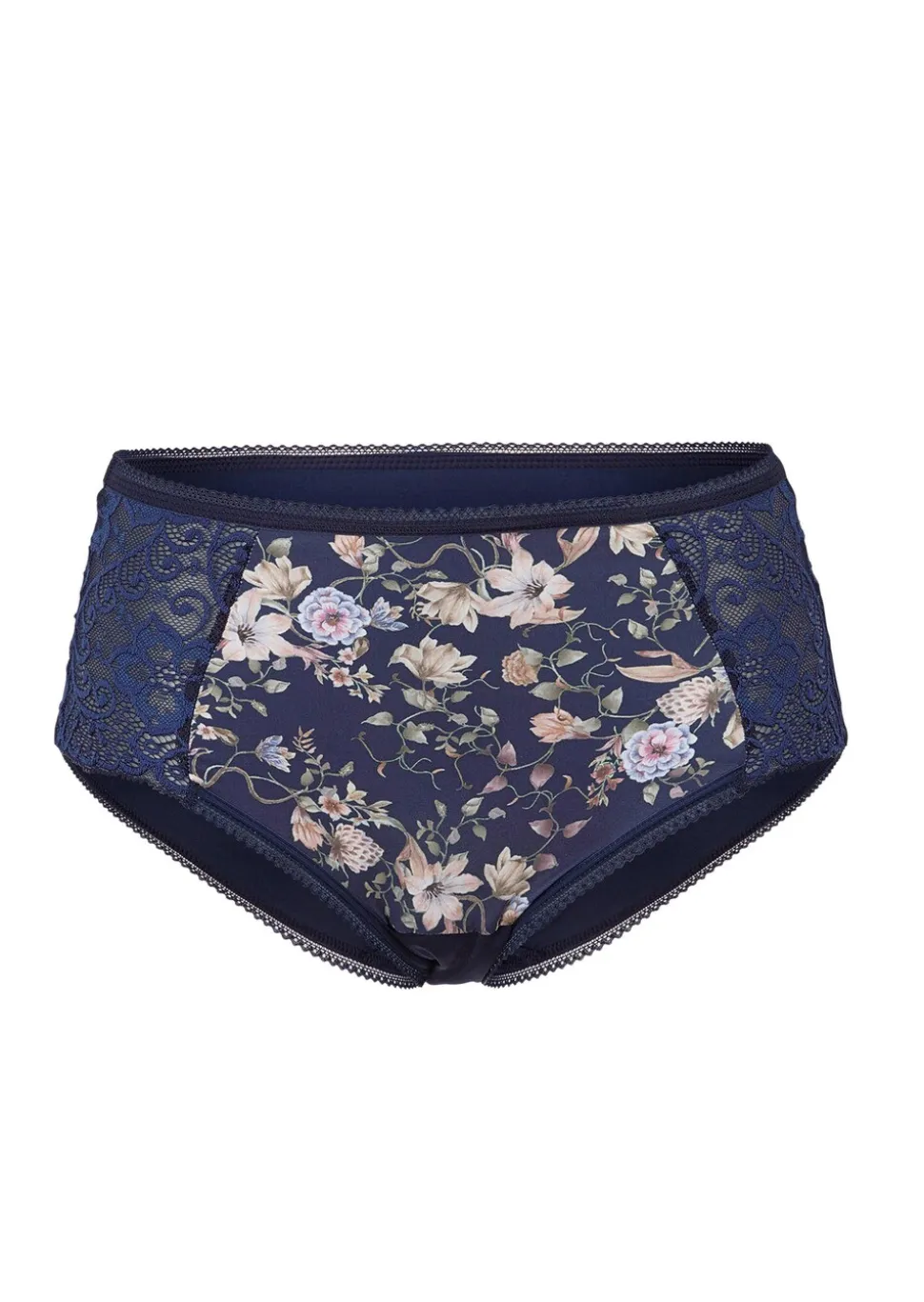 Soutien-gorge à motif fleuri avec dentelle