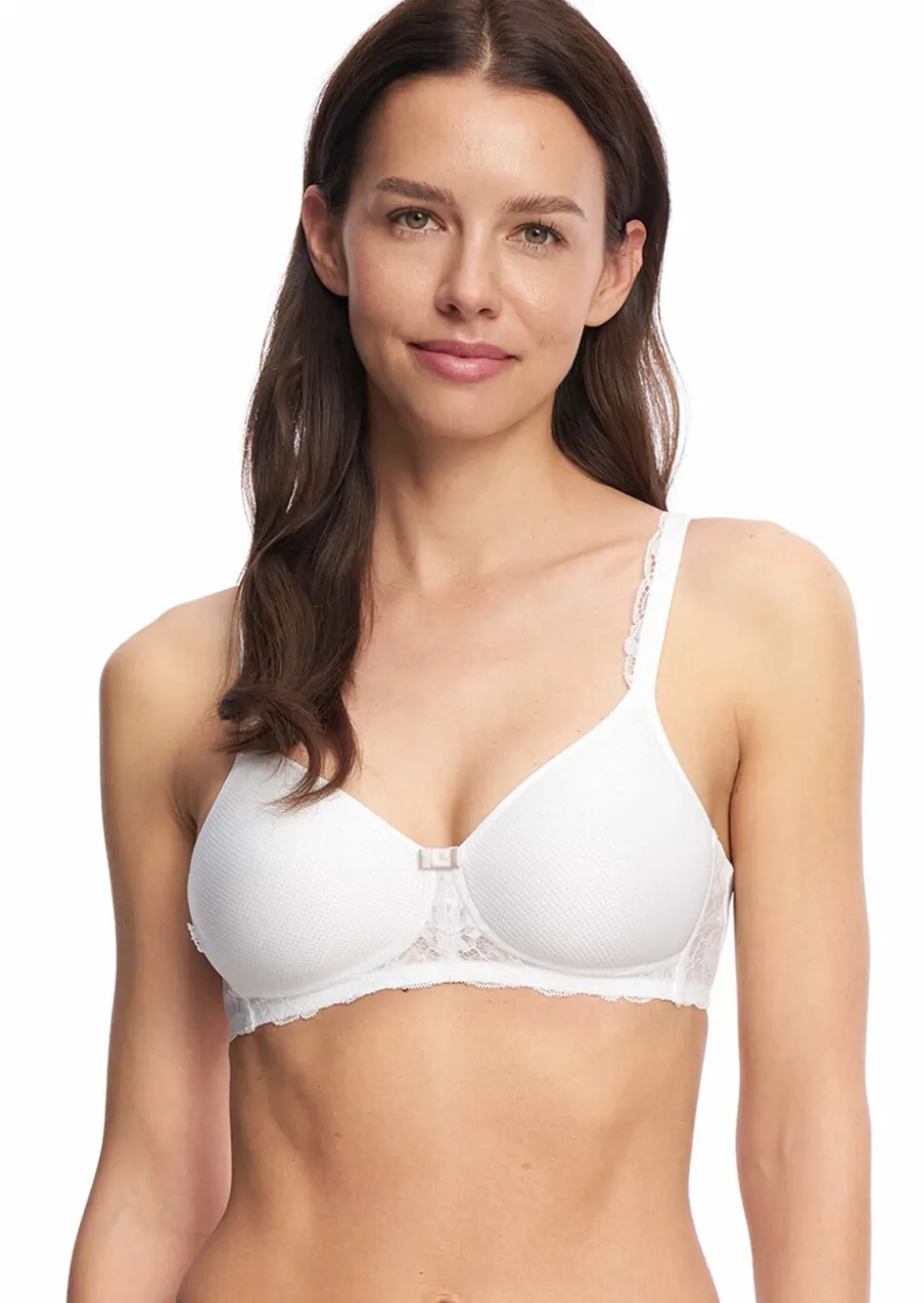 Soutien-gorge sans armatures orné de dentelle