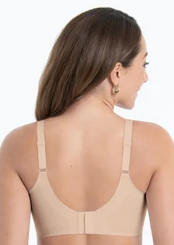 Soutien-gorge sans armatures orné de dentelle fleurie