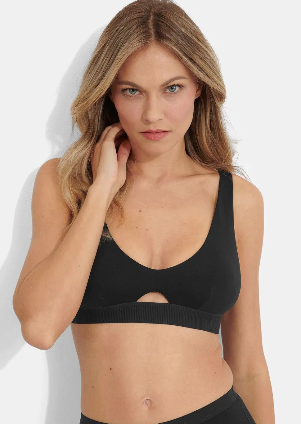 Soutien-gorge sans armatures, en coton