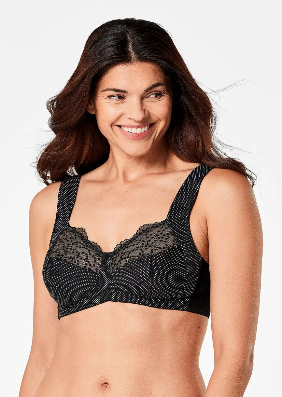 Soutien-gorge sans armatures avec bretelles confortables