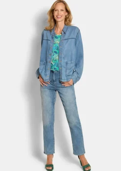 Surchemise, aspect jean