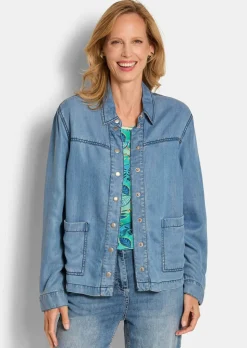 Surchemise, aspect jean