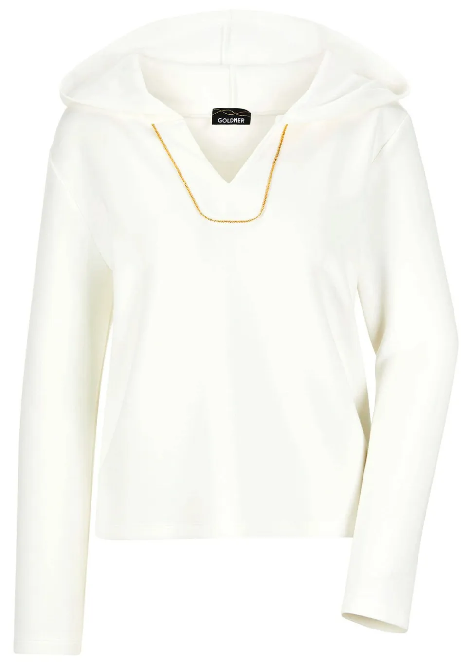 Sweatshirt avec bord fantaisie