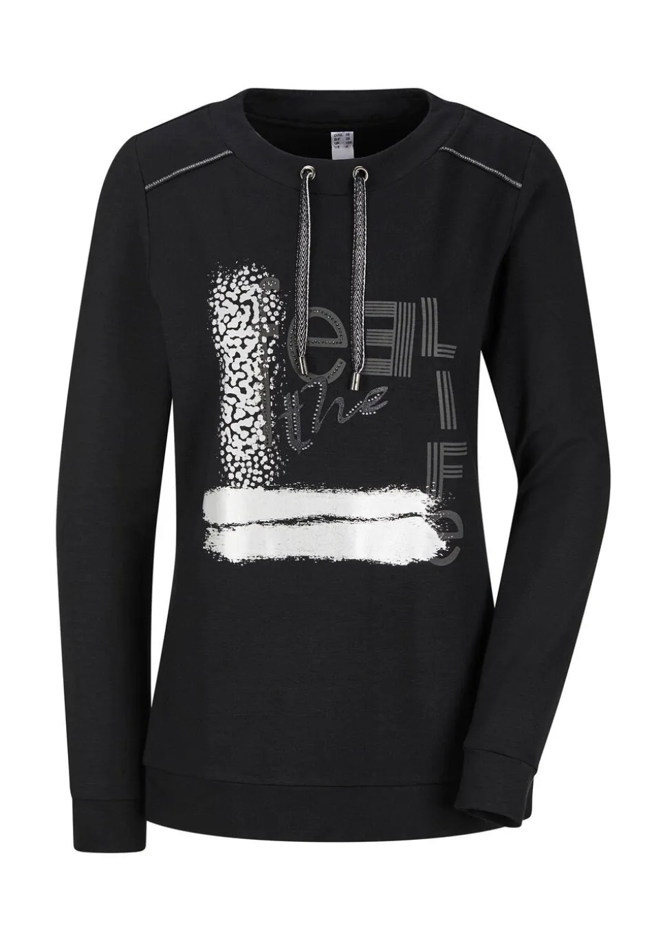 Sweat-shirt avec imprimé tendance