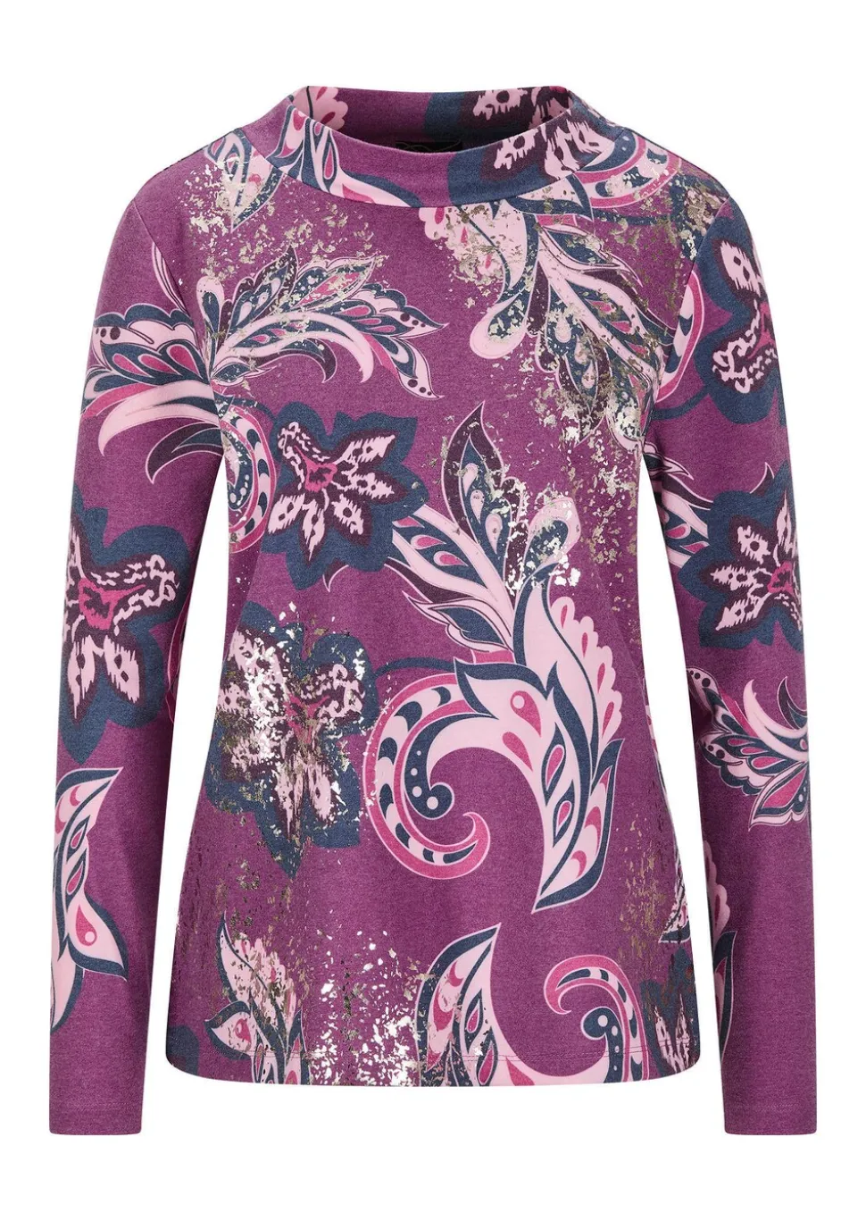 Sweat-shirt avec motif cachemire