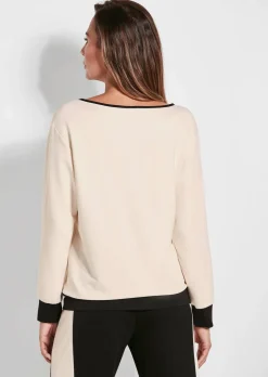 Sweatshirt à encolure dégagée