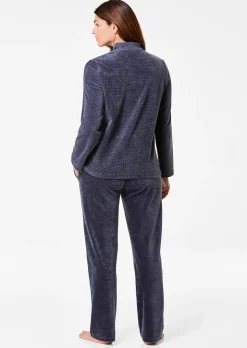 Tenue d'intérieur en velours ras