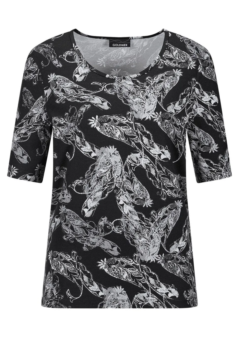 T-shirt agrémenté d’ornements floraux