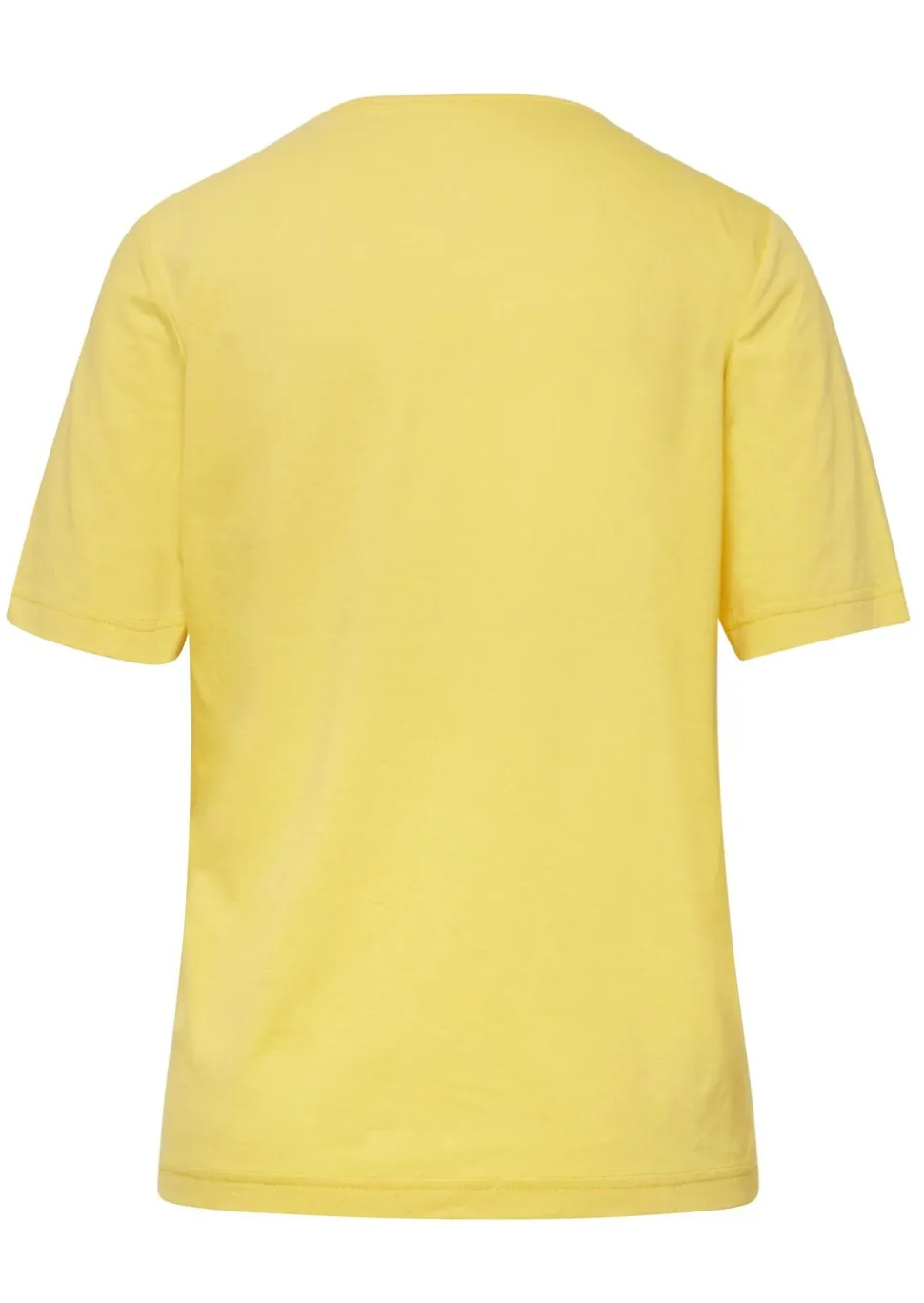 T-shirt avec charmante encolure et pierres décoratives