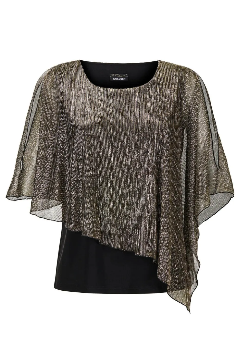 T-shirt avec drapé asymétrique