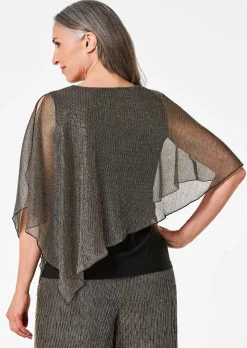 T-shirt avec drapé asymétrique