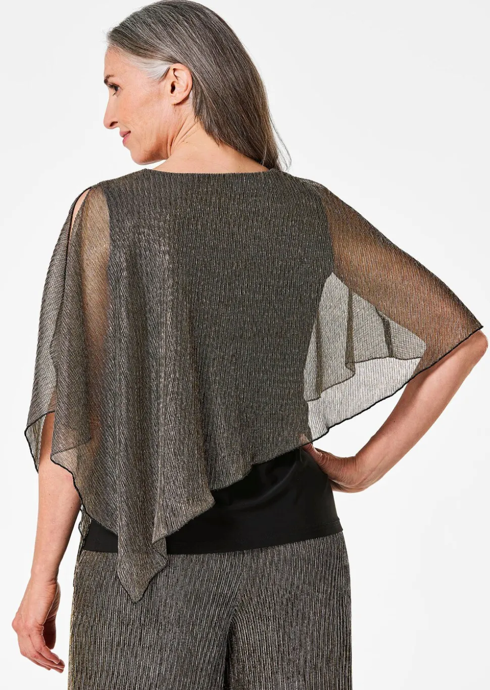 T-shirt avec drapé asymétrique
