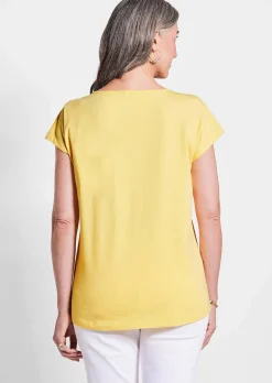 T-shirt avec emmanchures tombantes