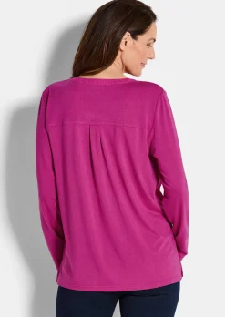 T-shirt avec empiècement en mousseline