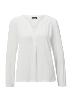 T-shirt avec empiècement en mousseline