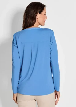 T-shirt avec empiècement en mousseline