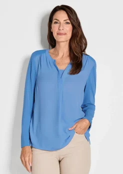 T-shirt avec empiècement en mousseline