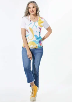T-shirt avec encolure arrondie