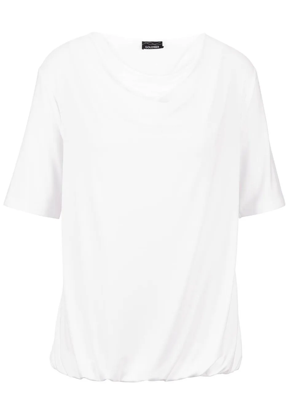 T-shirt avec encolure bénitier