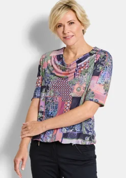 T-shirt avec encolure bénitier