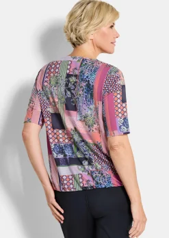 T-shirt avec encolure bénitier