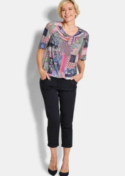 T-shirt avec encolure bénitier