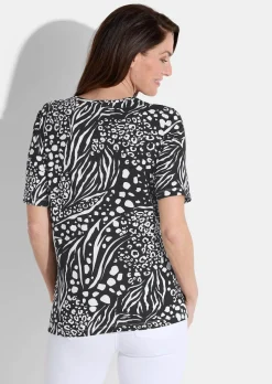 T-shirt avec imprimé animalier