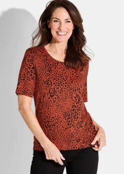T-shirt avec imprimé animalier